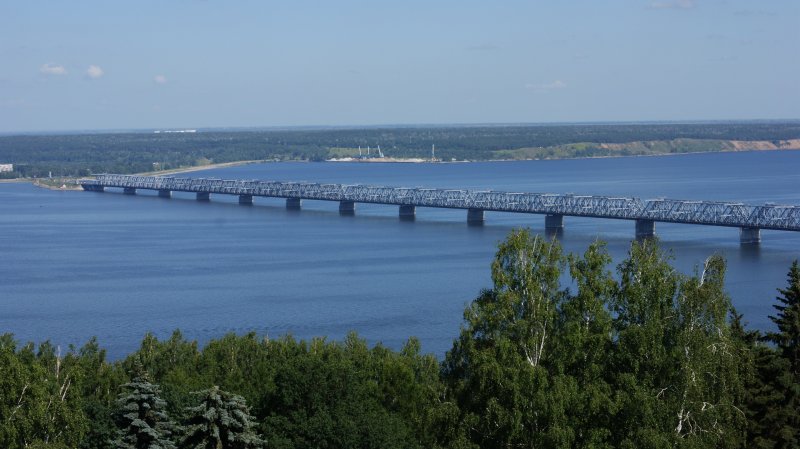 Город Ульяновск река Волга
