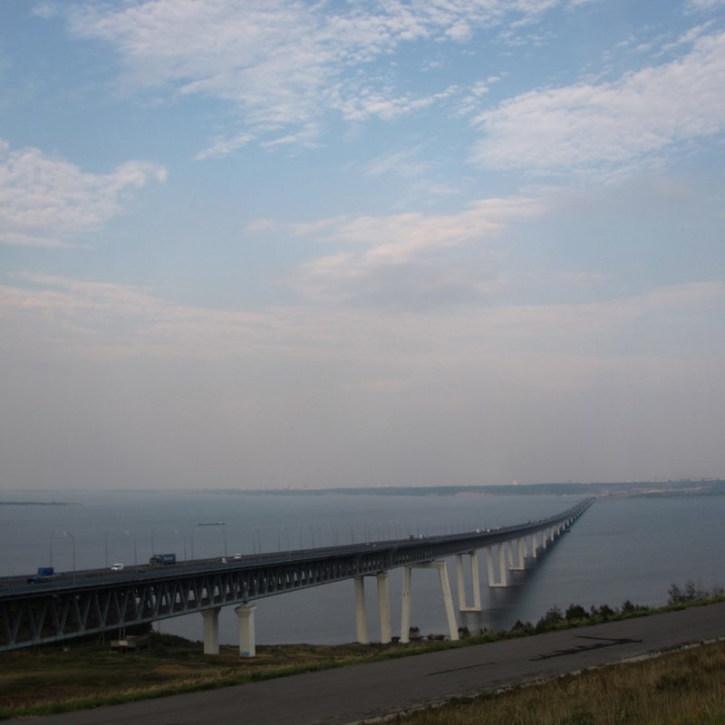 Ульяновск Волга Императорский мост