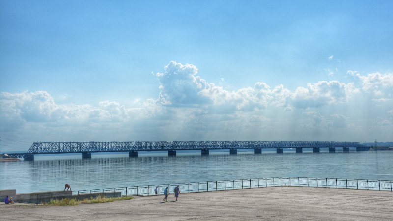 Президентский мост в Ульяновске