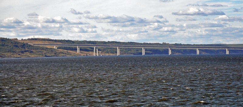 Река Волга из Ульяновская область