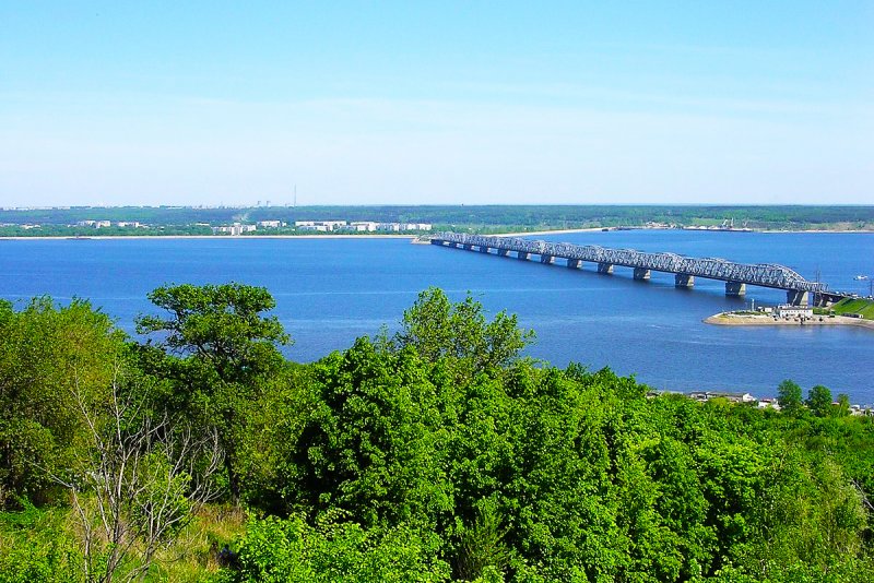 Мост в Ульяновске через Волгу Императорский