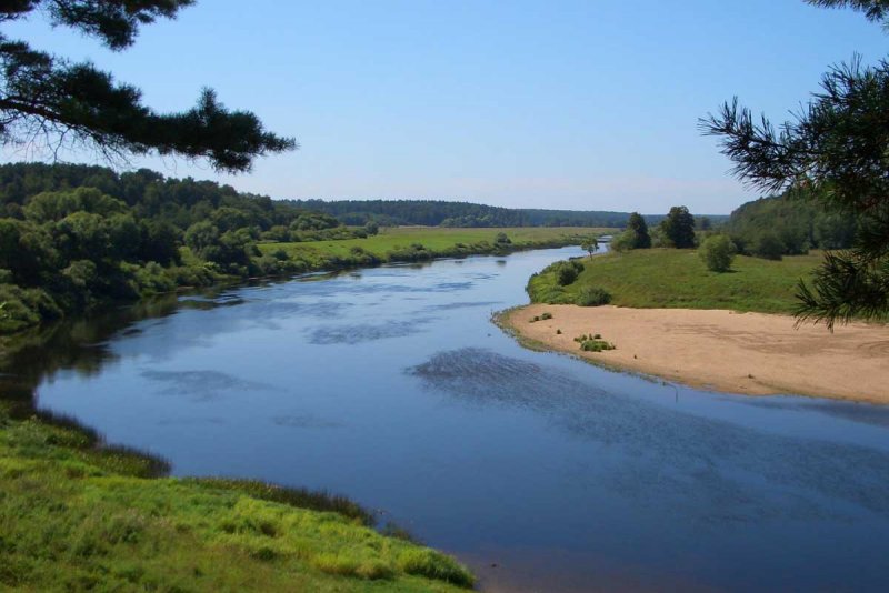Река Угра в Калужской