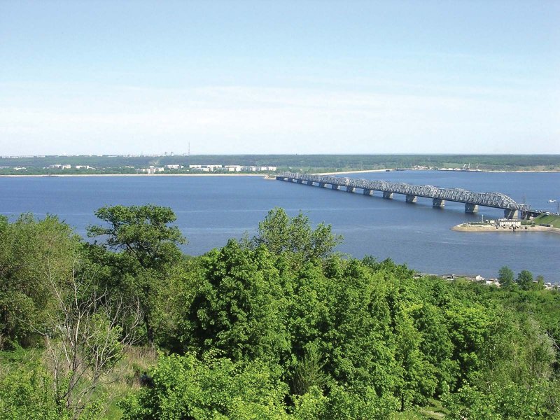 Императорский мост города Ульяновска