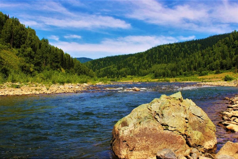 Река Уса в Республике Коми