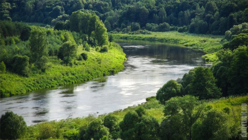 Река Калужка в Калуге