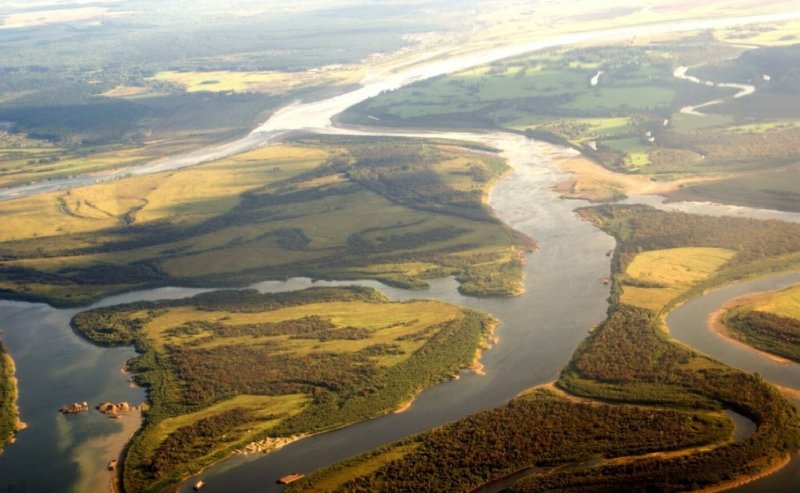 Сибирь Томь река