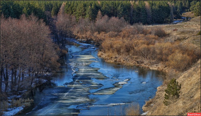 Речка Теча в Челябинской области