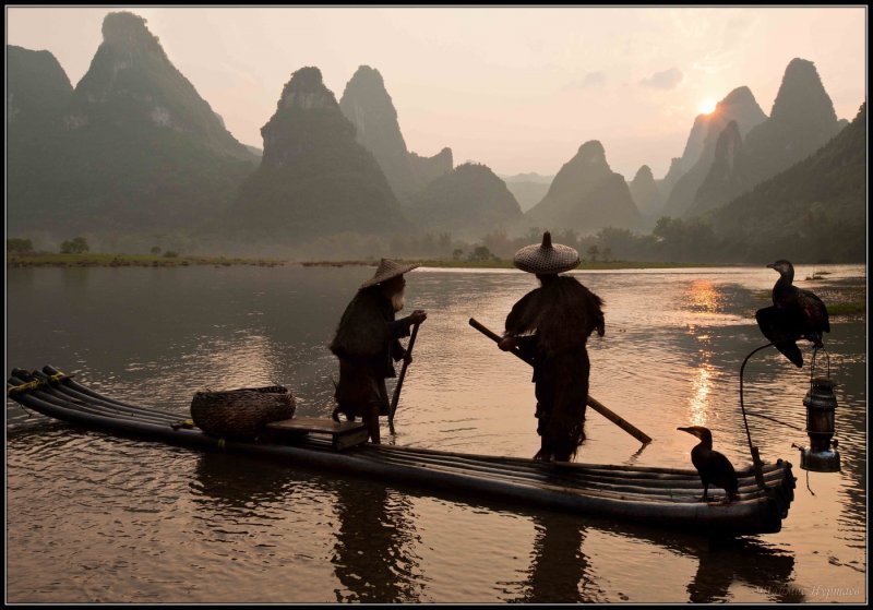Река ли Китай профессиональное фото