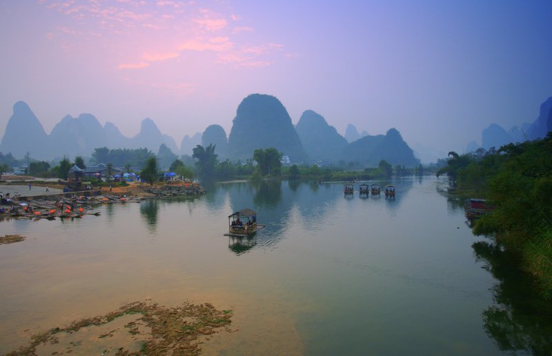 Река ли Лицзян Китай