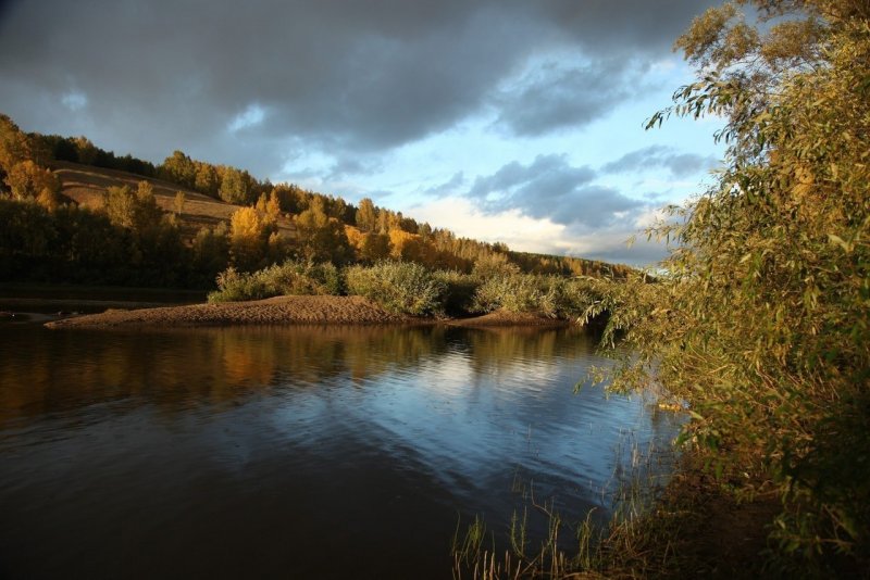 Река Иня Ленинск Кузнецкий