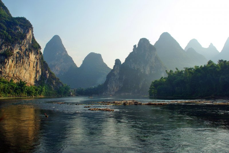 Гуйлинь Китай река Лицзян
