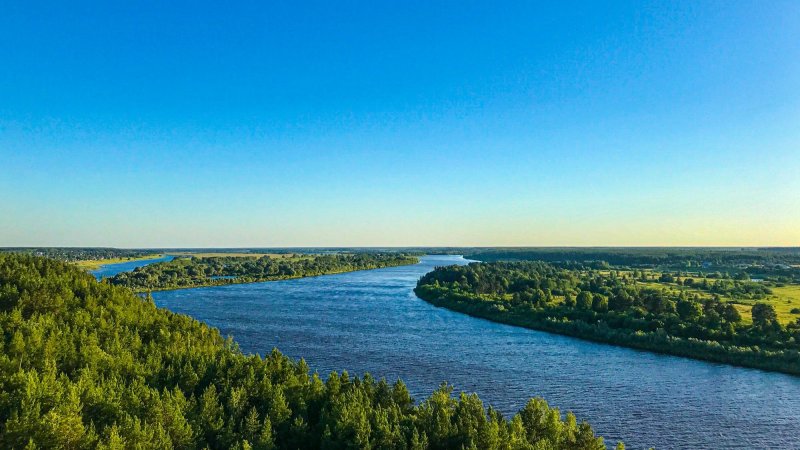 Река Ока Касимовский район