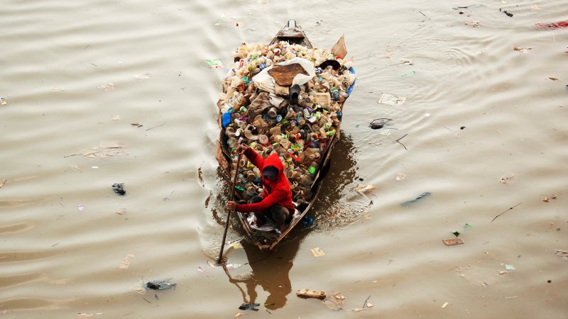 Цитарум — самая грязная река (Индонезия)