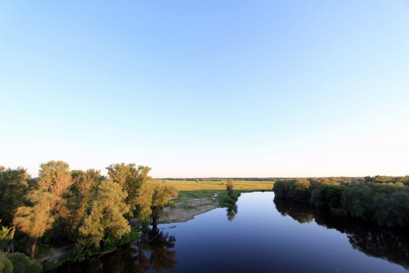 Воронежская область Борисоглебск река ворона