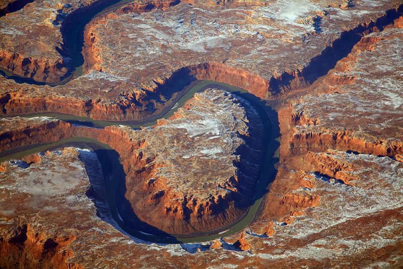 Гранд каньон в США из космоса
