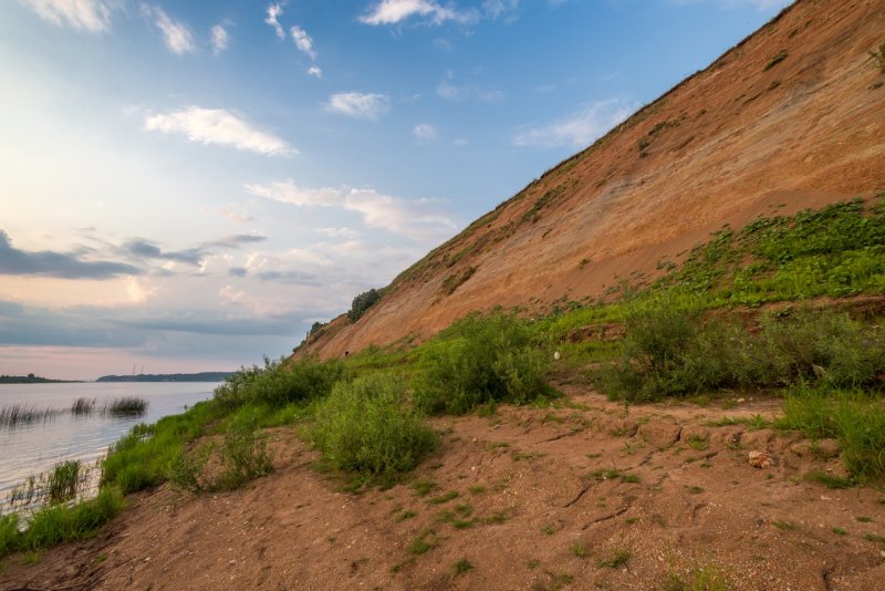 Северная Двина берега скалы