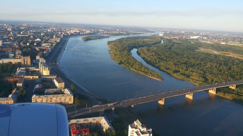 Река Иртыш Омск