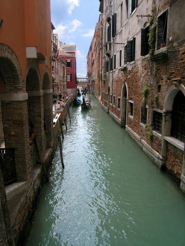 Город на воде в Италии Венеция