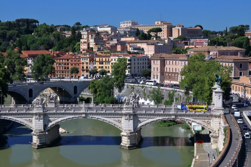 Италия Рим река Тибр