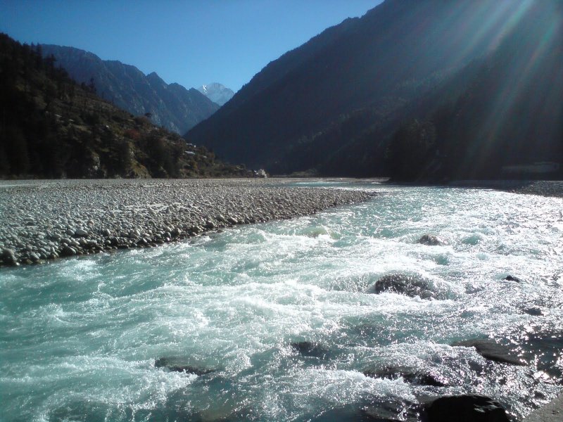 Река Ганга в Гималаях