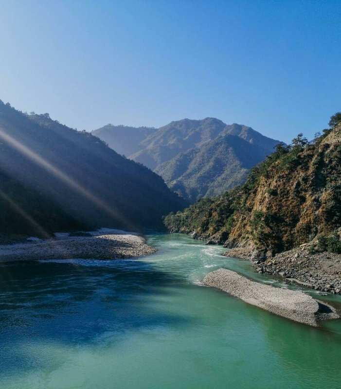 Река Ганга в Гималаях