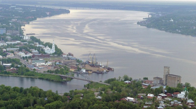 Волга река Кинешма