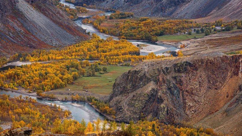 Река Чулышман Республика Алтай