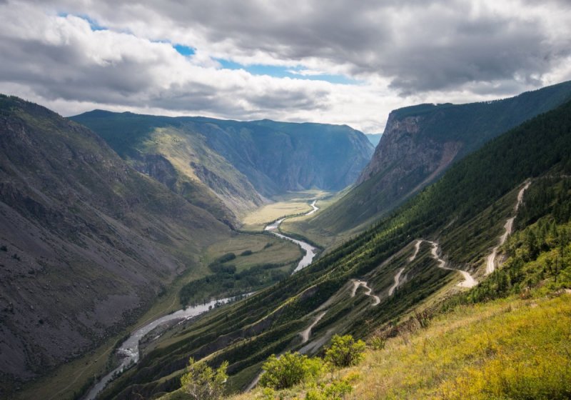 Алтай перевал Кату-Ярык смотровая