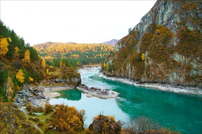Горно Алтайск река Катунь