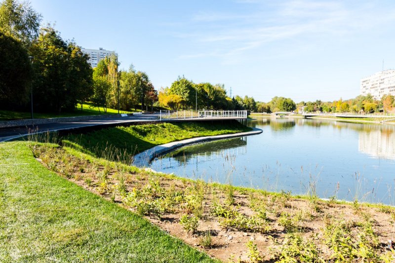 Парк в пойме реки Битца