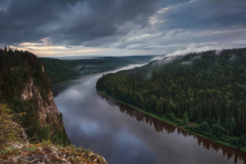 Река Вишера Пермский край