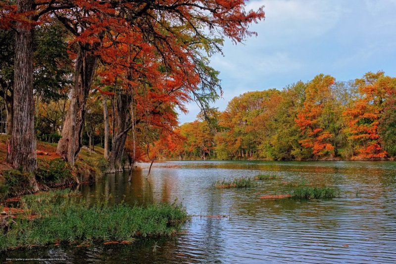 Осень озеро