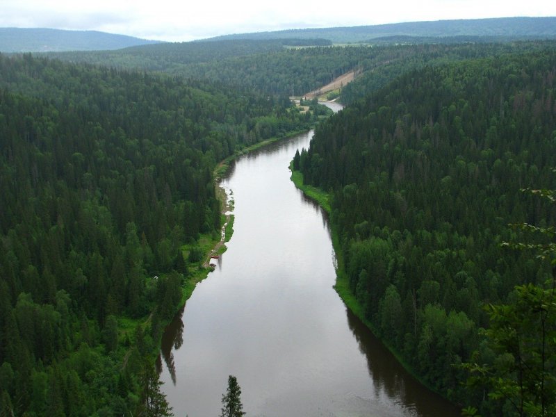 Река Косьва Губаха