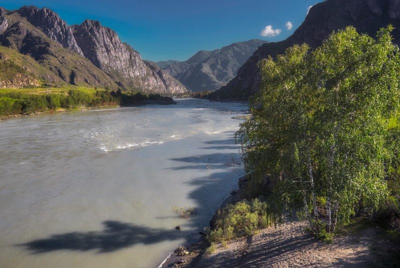 Горный Алтай река Бия Катунь