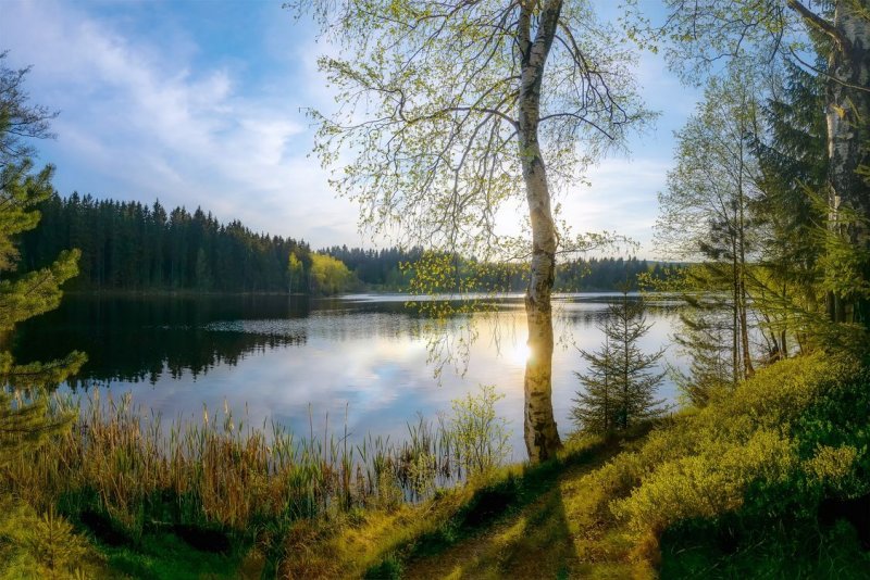 Озеро зеркальное Солнечногорский район