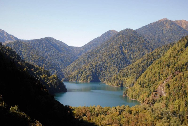 Абхазия Гагры горы озеро