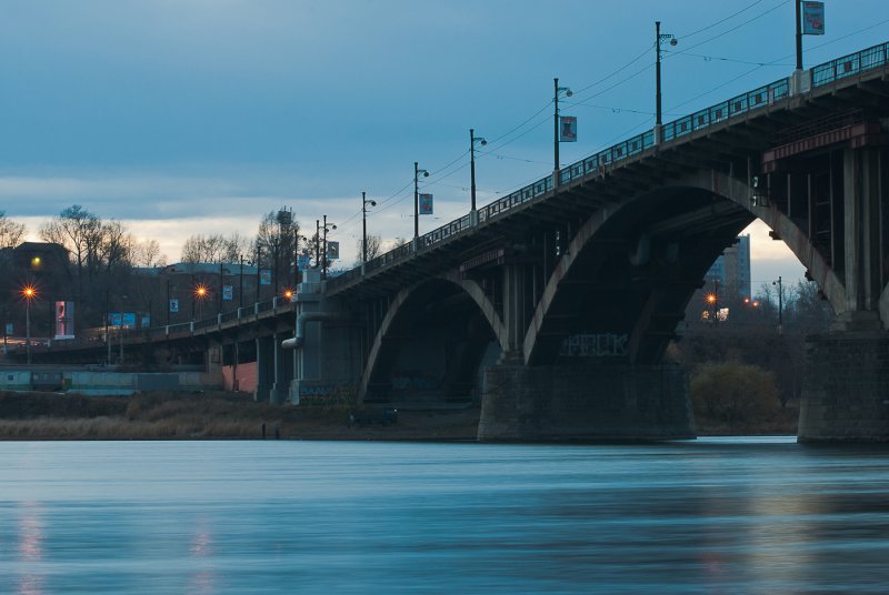 Иркутск мост через Ангару