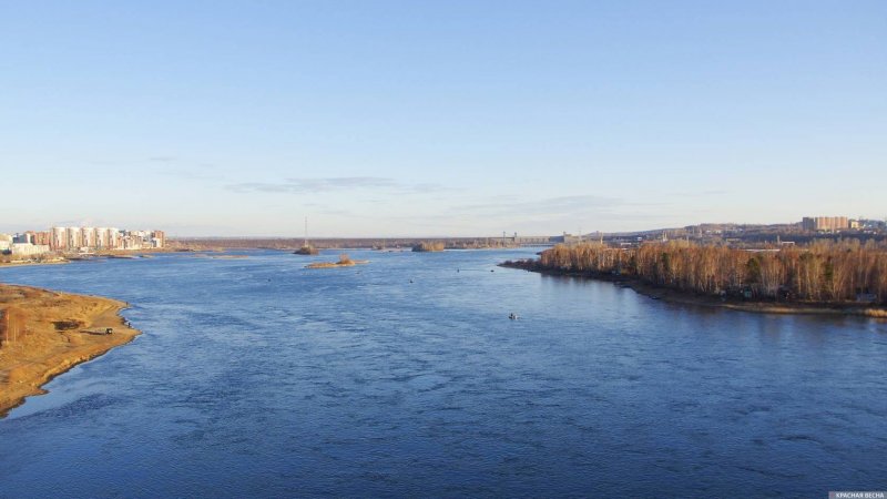 Город Иркутск река Ангара