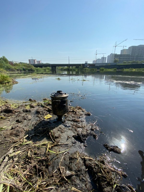Река Миасс загрязнение