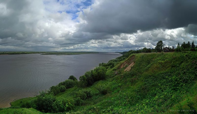Северная Двина река пейзаж