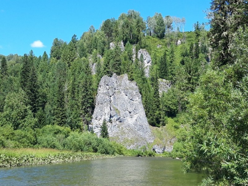 Река Мрас-Су в Кемеровской