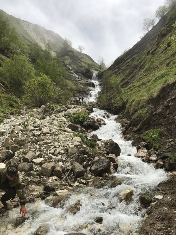 Река Терек на Кавказе