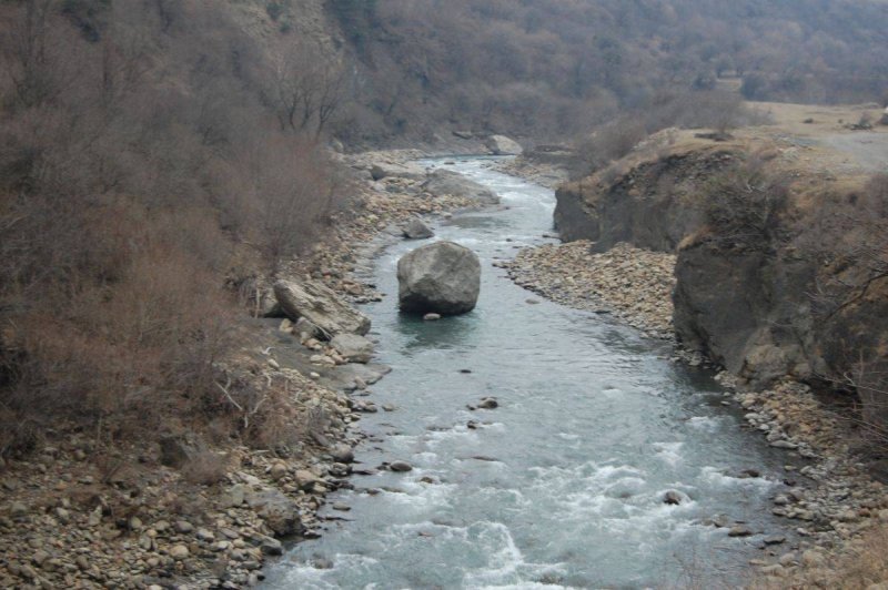 Река Терек Чеченская Республика