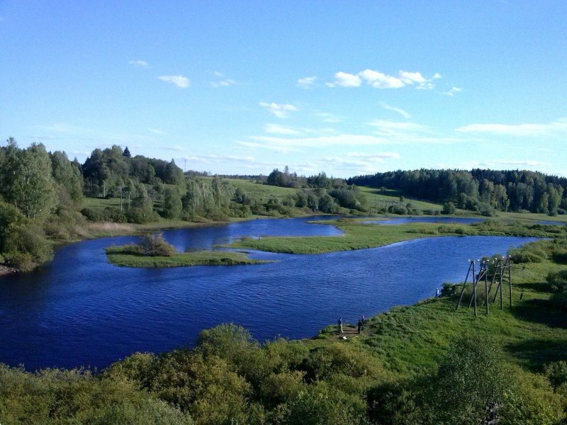Реки Лужского района Ленинградской области