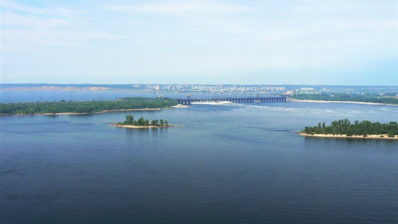 Река Волга города Тольятти