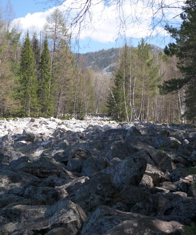 Большая каменная река Таганая