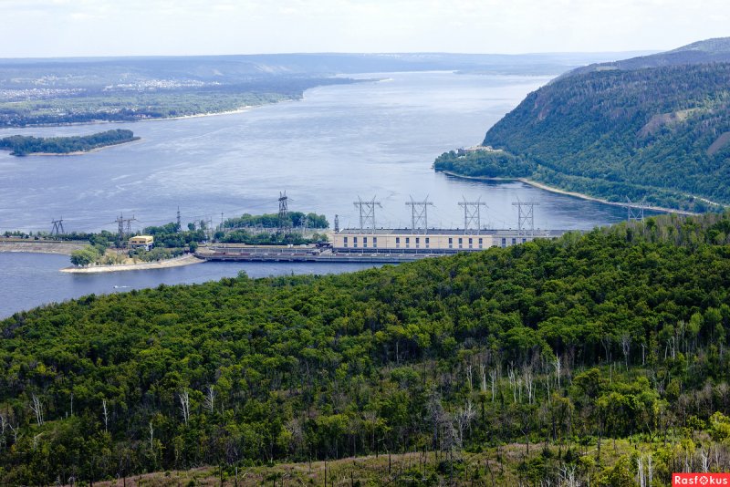 Горы ГЭС Тольятти
