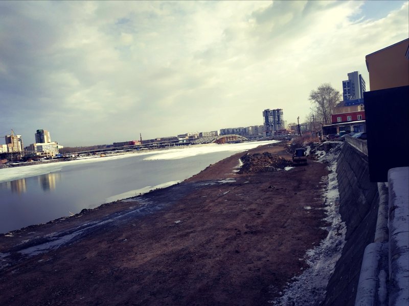 Набережная реки Миасс Челябинск 2021