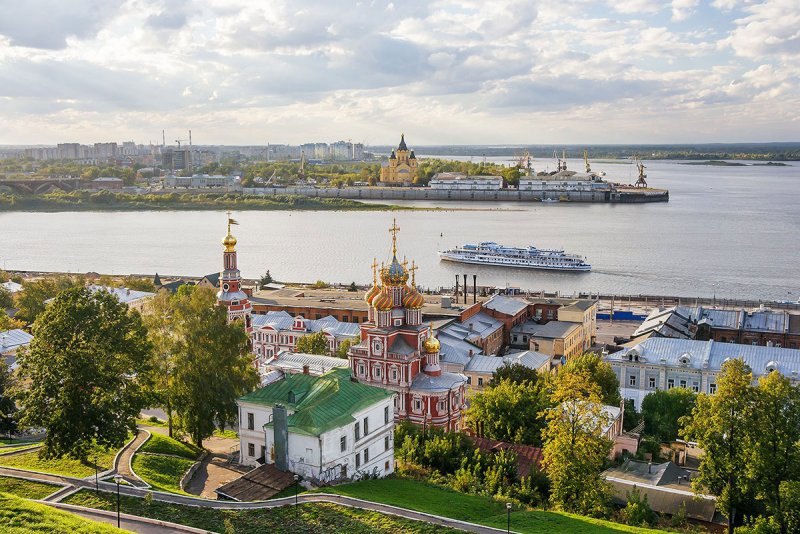 Река Волга Нижний Новгород
