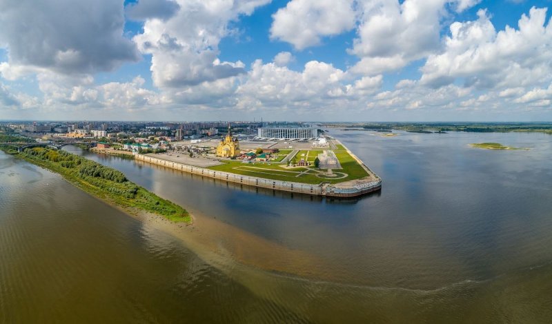 Река Волга нижняя